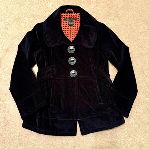 Marc Jacobs Navy Blue Short Pea Coat Size 8